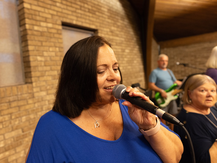 Praise Band Performing at Our Lord's Lutheran Church